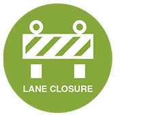 Lane Closure Announcement Logo