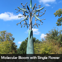 Molecular Bloom With Single Flower