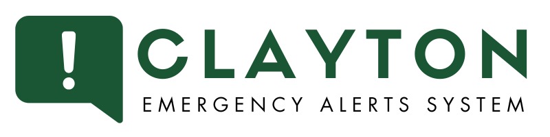 Clayton Emergency Alerts Systems Web Banner