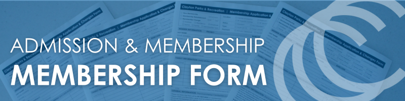 Membership Form Website Banner